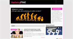 Desktop Screenshot of marketingpyme.mx