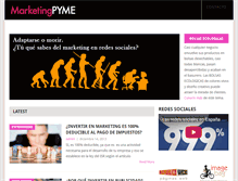 Tablet Screenshot of marketingpyme.mx